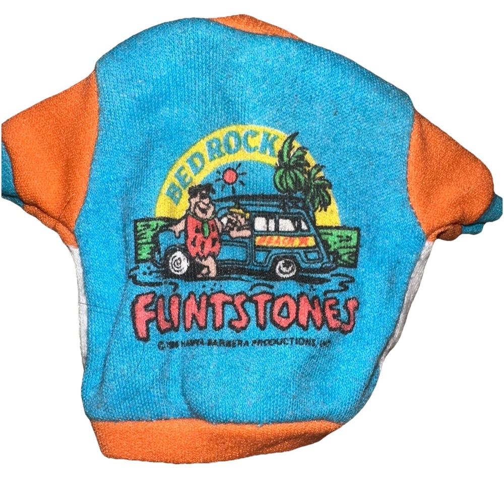 Vintage Barbie‎ Doll Shirt The Flintstones Bedrock RARE